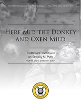 Here Mid the Donkey and Oxen Mild SATB choral sheet music cover
